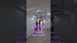 2bhk/2washroom Topfloor with roof right Demand-47 lac negotiable price Size -80 sq.yds Still parking