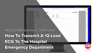 MEDUCORE Standard&sup2; Defibrillator: How To Transmit a 12-lead ECG to the Hospital Emergency Department
