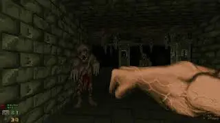 Doom: Splatterhouse 3D - E1M1 Forgotten Catacombs - All Secrets No Commentary