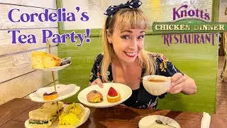 Чаепитие Корделии в ресторане Mrs. Knott&rsquo;s Chicken Dinner!