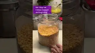 Easy Tips to Store Pulses/Lentils| How to Protect Dal from Insects#shorts #youtubeshorts