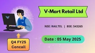 V-Mart Retail Q4FY25 Concall | Earnings Conference Call Q4 Results 2025 Latest Share News
