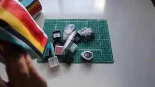 Malet&iacute;n scrapero para vacaciones. Scrapbooking