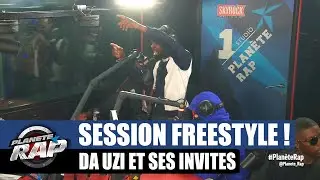 DA Uzi - Session freestyle avec MIG, Uzi, Mattke Pal & Lamatrix ! #PlanèteRap