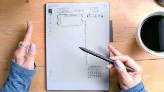 Creating a Bullet Journal Daily Log using the ReMarkable Paper Pro