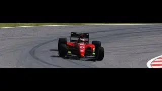 Assetto Corsa Suzuka, ASR Formula 1992 Ferrari F92AT Jean Alesi Livery, Trackside Cam.