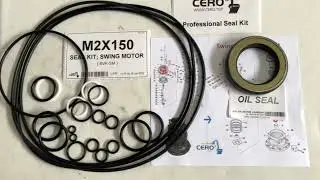 M2X150 Swing Motor Seal Kit Kawasaki M2X150 M2X170 Hitachi EX200-1 Swing Motor Seal Kit