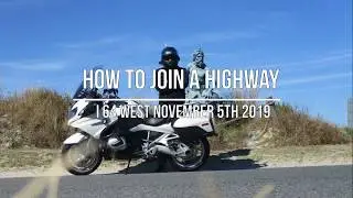How to Merge on to a Highway with a Motorcycle
