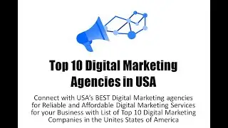 Top 10 Digital Marketing Agencies in USA