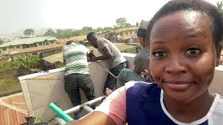 BRINGING UP THE NEW TANK IN MY MANSION HOUSE IN IBADAN NIGERIA 🇳🇬