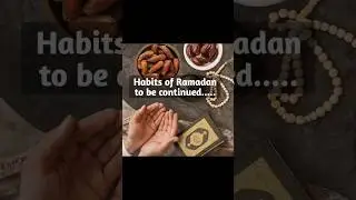 Ramadan Reflections: Habits for Self-Improvement #rebonto