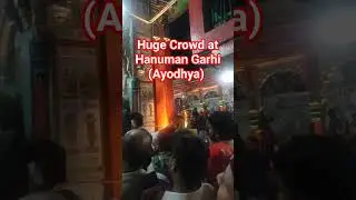 Hanuman garhi Ayodhya #viral #crowd #hanuman #ayodhya