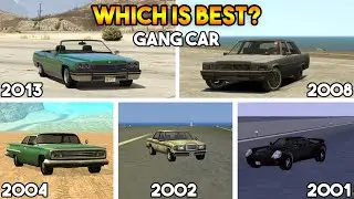 GTA 5 ONLINE : WHICH IS BEST GANG CAR IN EVERY GTA? (GTA 5, GTA 4, GTA SAN, GTA VC, GTA 3)