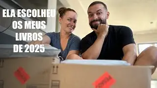 Leitura - Minha esposa escolheu 12 livros para eu ler em 2025 (e eu escolhi doze para ela)