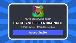 How to Join CATCH AND FEED A BRAINROT Discord Server (QUICK & EASY)