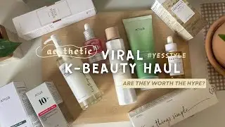 Viral K-Beauty Haul 2025 | Testing @yesstyle  Skincare | Pinterest Girl Essentials 