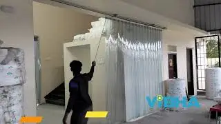 Sliding PVC Strip Door Curtains, Plastic Strip Curtains Chennai- Vibha Systems
