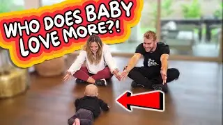 Testing Our Baby To See Who He Loves More... *Shocking Results*
