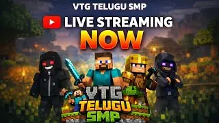 VTG Telugu SMP 🔥 | Minecraft Survival LIVE in Telugu | Join the Adventure Now!
