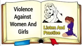 Essay Violence against women and girls in English | English writing practice | Essay writing |