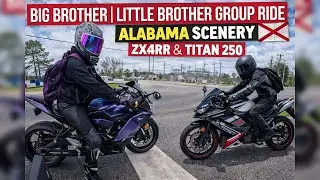 СТАРШИЙ БРАТ | ГРУППОВАЯ ПОЕЗДКА МЛАДШЕГО БРАТА | ПЕЙЗАЖИ АЛАБАМЫ | KAWASAKI ZX4RR И COUGAR TITAN...