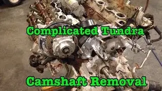 2005 2006 Toyota Tundra Sequoia Camshaft Seal Removal Cylinder Head Removal