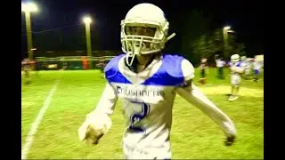 FOOTBALL  INTERCEPTION with a CAST & BROKEN ARM?! Pick 6 & Sacks!! Birthday Announcement!