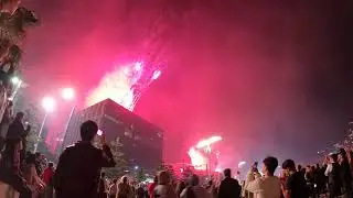 Melbourne 2020 fireworks at the Docklands