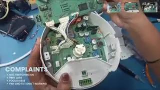 Sony PTZ Camera Repair | Model SNC-ER521 | Focus, Pan & Tilt, Power Issue Fix | 