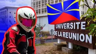 JE VAIS &Agrave; LA FAC DE LA REUNION EN MOTO 🇷🇪
