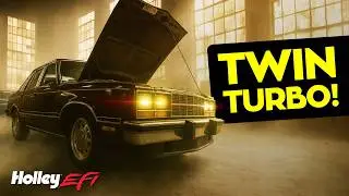Dyno Tuning a Ford Fairmont with Twin Turbos & Holley EFI