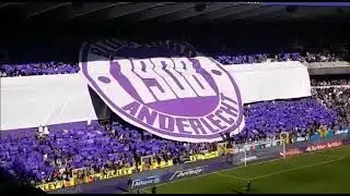 Andonline RSC Anderlecht - Club Brugge Atmosphere Tifo MA03