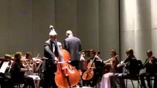 H R  Clark plays Capuzzi's Double Bass Concerto in F Major, Allegro Moderato