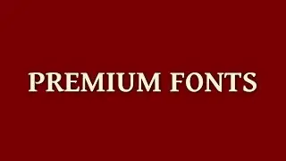 2026 Premium Fonts for Video Editing | CapCut, Alight Motion, Premiere Pro #fonts #edit 