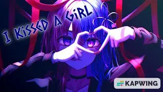 Nightcore - I Kissed A Girl (Rock Version/Lyrics)