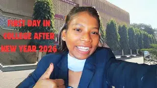 First day in college after winter holidays ..new year ( 2026)||Boo vlogs||daily vlog 
