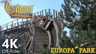 Wodan - Timbur Coaster - 4K UHD Off-Ride - Europa Park - GCI Wooden Coaster - Cinematic