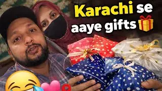 Subscribers Ne Karachi Se  Gift 🎁 Bheja | India 🇮🇳 Pakistan 🇵🇰 Couple @Rizwansidravlogs 