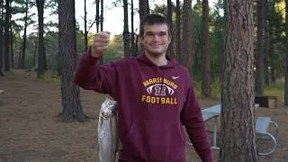 Fishing, Cooking, and Camping at Center Lake, South Dakota