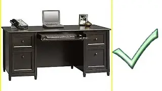 sauder edge water executive desk