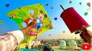 Biggest pani kite looting on Rooftop 🪁| Kite flying | Today kite vlog 