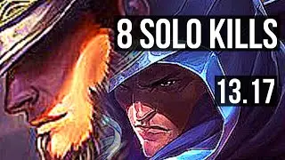 TWISTED FATE vs TALON (MID) | 5.1M mastery, 8 solo kills, 11/3/8, 400+ games | EUW Master | 13.17