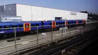 Arriving in Portsmouth and Southsea SN class 377 8 August