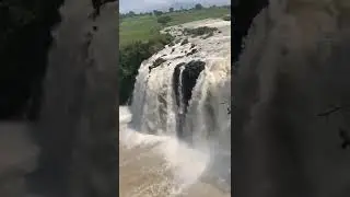 Great Akaki waterfall at Aba Samuel Reservoir #addismountainbiking #waterfall #ethiopia