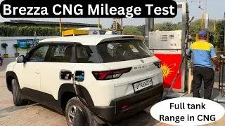 Maruti Brezza Cng Range Test | Hard to believe | Brezza cng mileage test | Unexpected results
