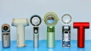Mini Air Conditioner Fan -Handheld USB Desktop Fan, Fashionable High-Speed Fan | Unboxing & Review