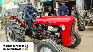 Massey Ferguson 35 beautiful tractor  Restored At dilshad painter by rahul sirohi baroot bagpat up 