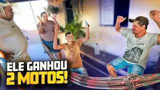 GALO CEGO FICOU NERVOSO COM O GANHADOR DAS MOTOS 😂 | RECEBIDOS DO GALO CEGO