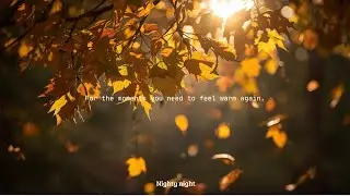 𝗽𝗹𝗮𝘆𝗹𝗶𝘀𝘁 | For the moments you need to feel warm again.