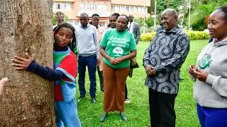 TRUPHENA MUTHONI  New Wrld Record for hugging a tree 72hrs straight!!